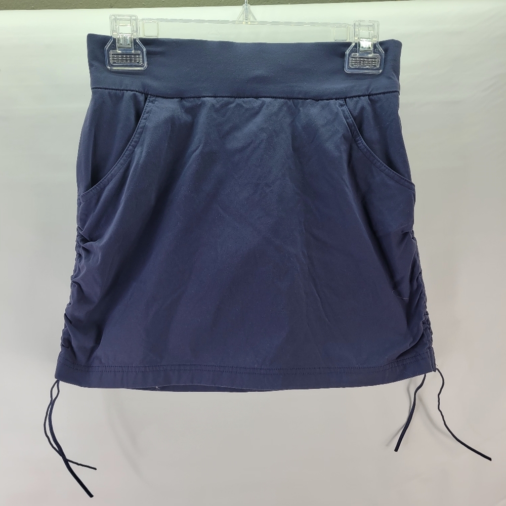 Columbia Navy Blue Cinch Side Skort Tennis Golf Pickle Ball Size Small